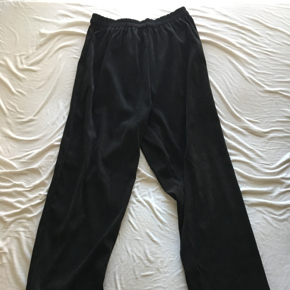 High Waisted Vintage Black Trousers